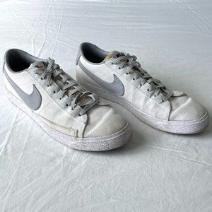Custom Nike Blazer Low Gray/White Size US9